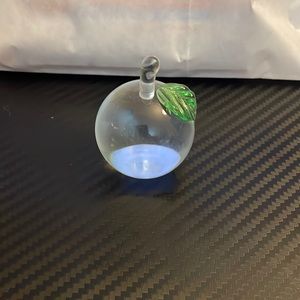 Glass apple figurine